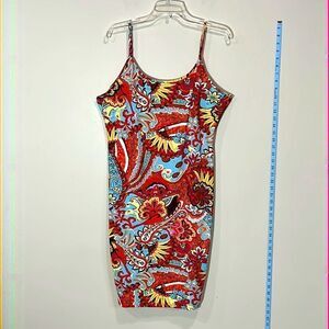 Super Cute Sleeveless Plus Size Dress. Floral/Paisley Print. Size  3X.